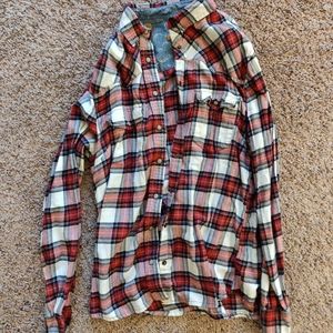 Cute woman's flannel
